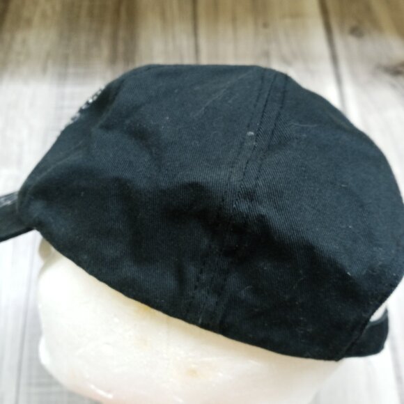 Harley Davidson Baseball Hat Cap Wing Design Rhinestone Studded Loop Back - Picture 8 of 11